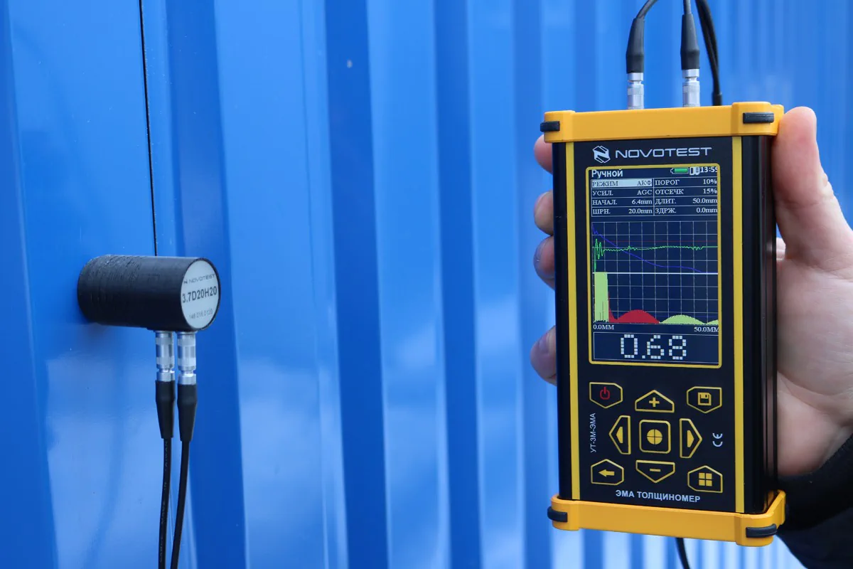 EMAT Thickness Gauge NOVOTEST UT-3M-EMA — 7