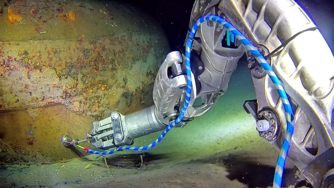 ROV Underwater Thickness Gauge Probe Holder — 2