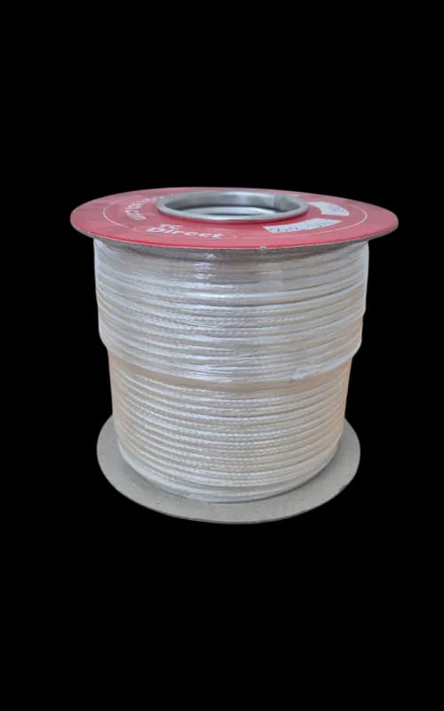 TC Wire Type K 0.8mm, Ceramic Fibre Laid Flat Pair + Overlay — 2