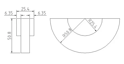 DC UT Test block — 2