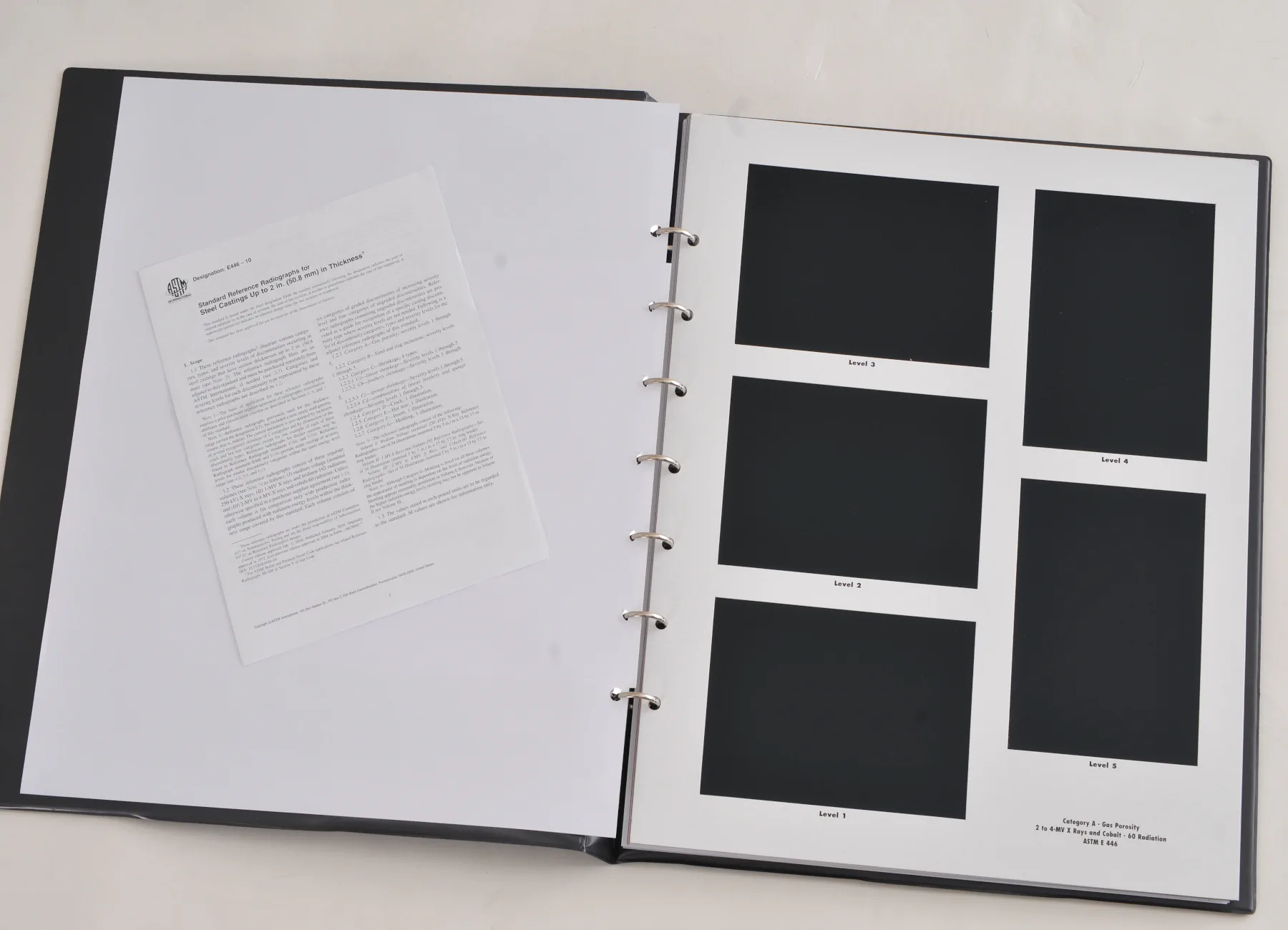 Standard Reference Radiographs, ASTM E155