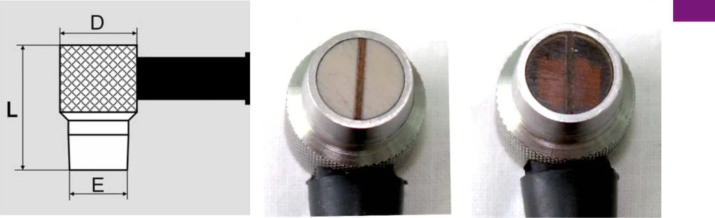 Straight Beam Dual Element Probes (integral cable transducers) for Thickness gauges — 2