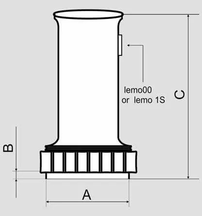 Straight Beam Single Element Probe with ceramic face — 2