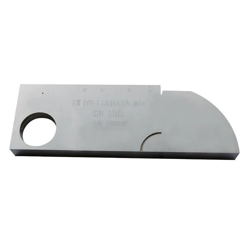 IIW Type 1 (V1) UT Test Block — 2