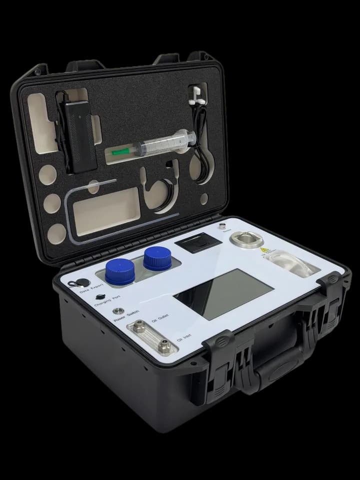 JWL-VS Portable Oil Analyzer (Built-in 6-in-1 and particle counter oil sensor) — 3