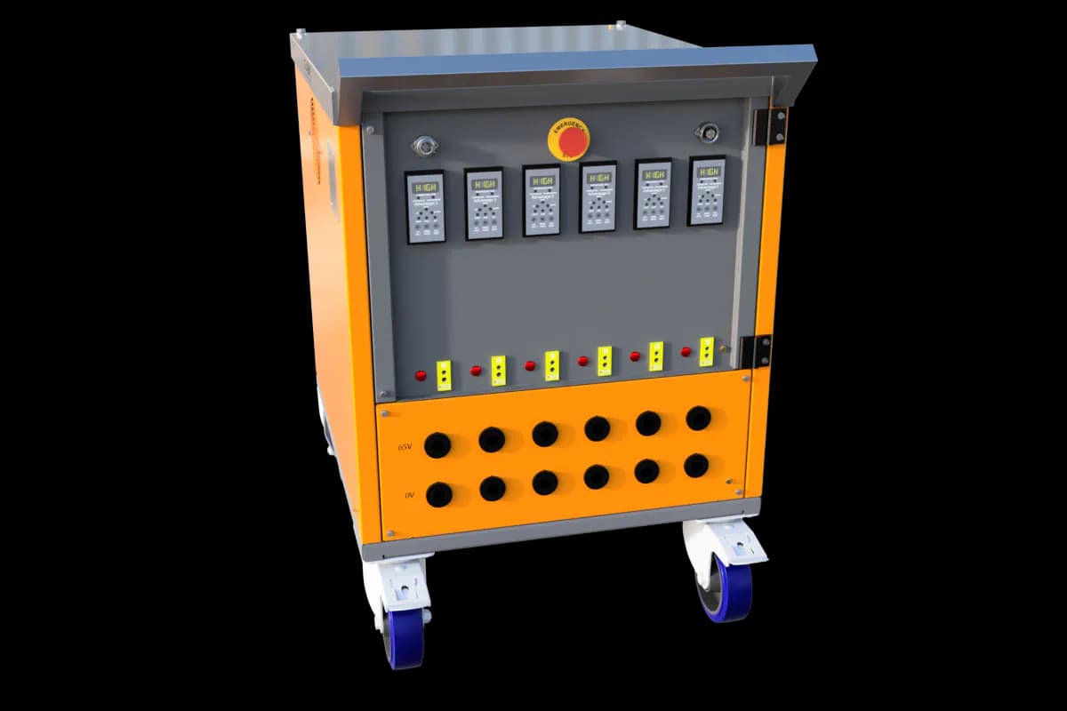 50kVA 6 Channel Mobile Heat Treatment Unit