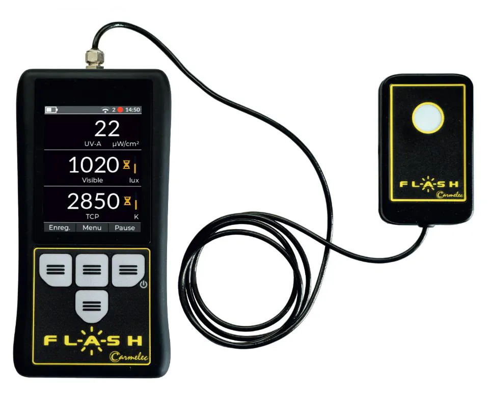 Flash Light Meter – UV-A Radiometer