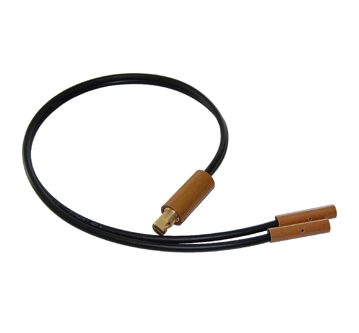 2 Way Splitter 1m long in Black
