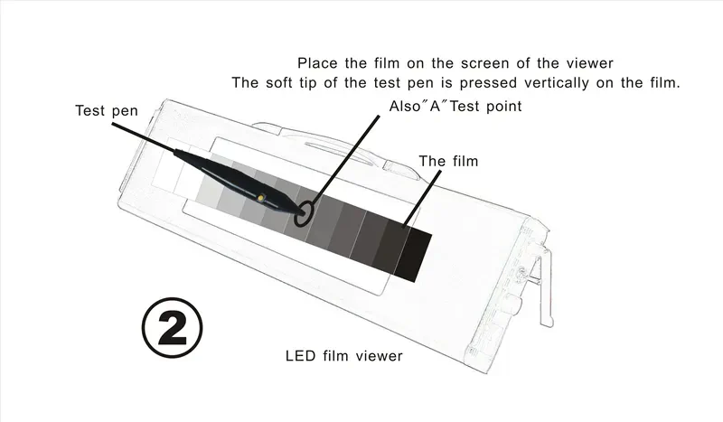 AFV2131D Industrial X-Ray Film Viewer with Densitometer — 3