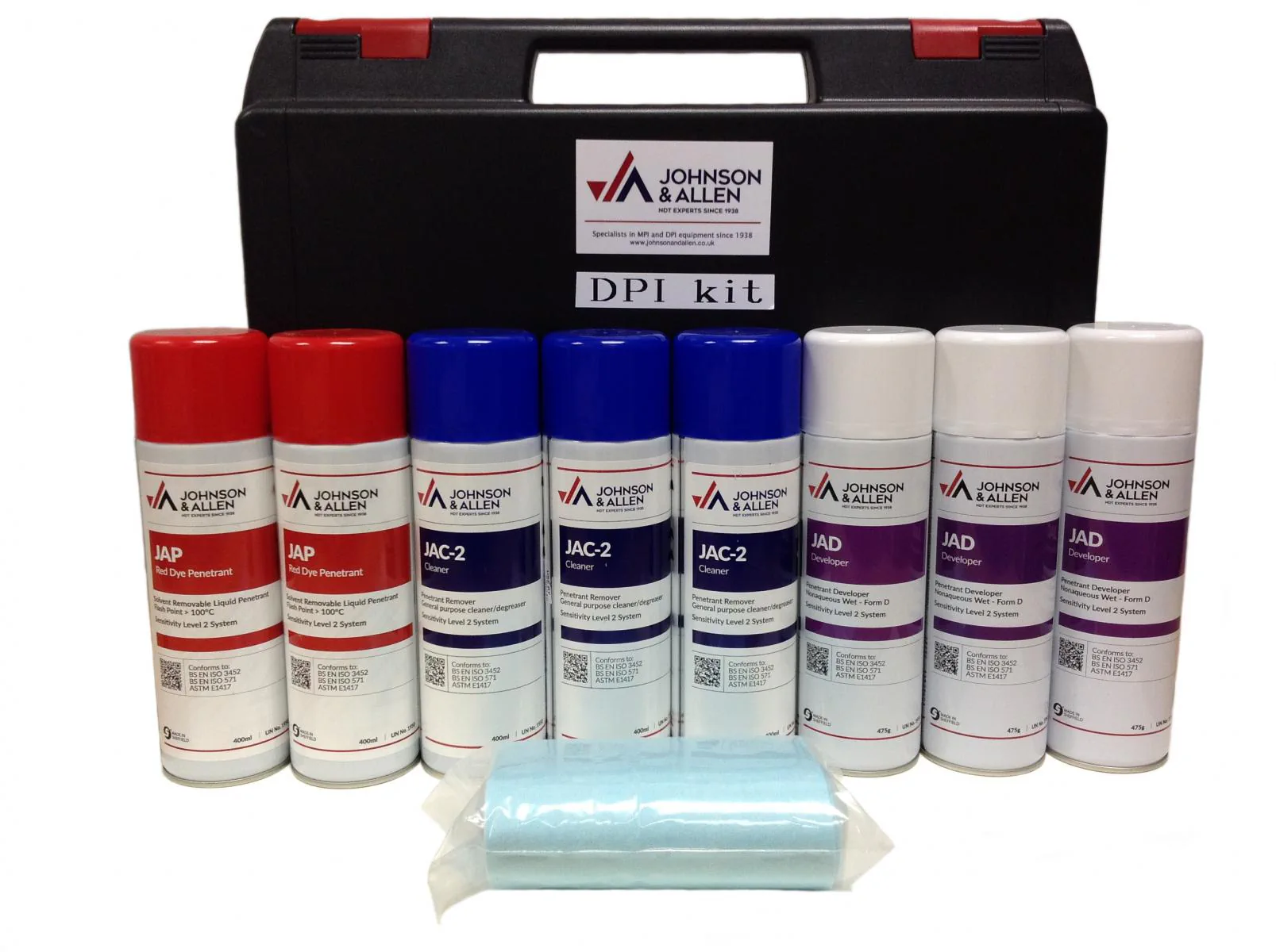 Dye Penetrant Inspection Consumables Kit